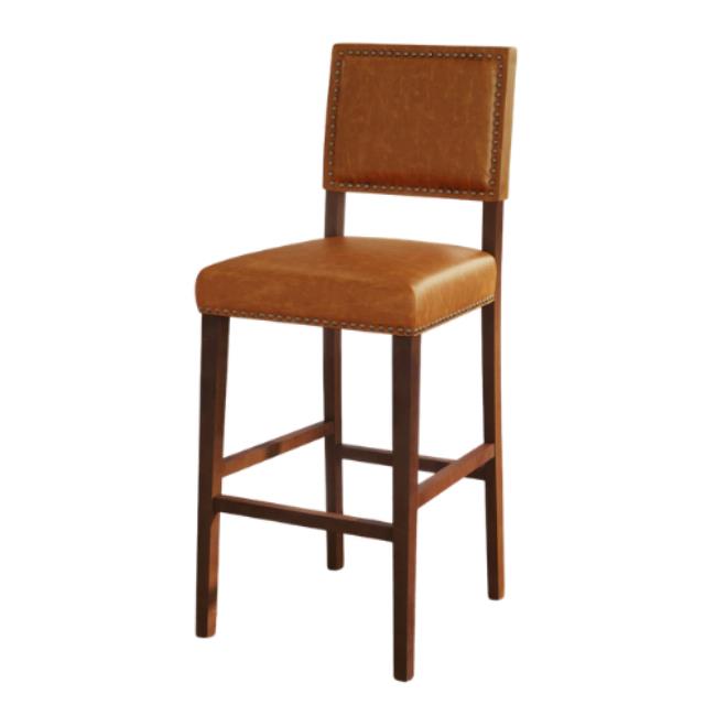 Rental store for Faux Leather Wood Barstool in Monterey CA
