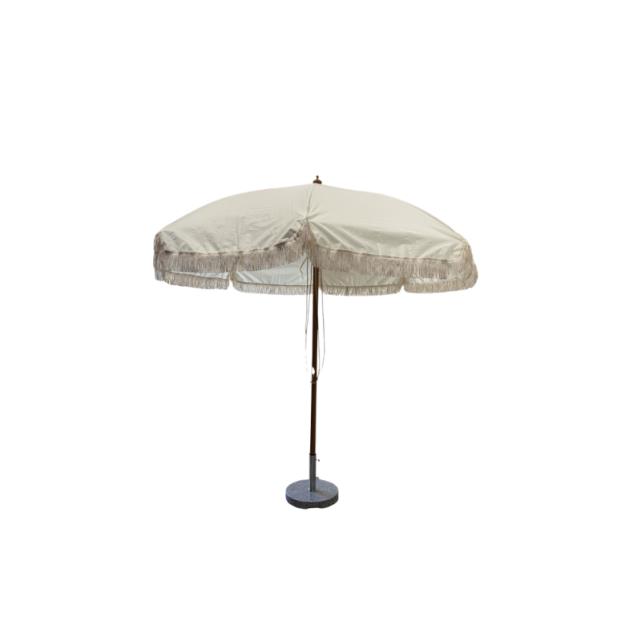 Rental store for Fringe Umbrella - Ivory in Monterey CA